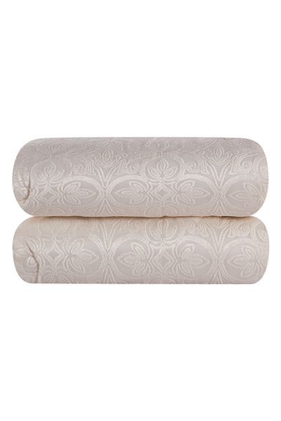 HOURS Horse Navran 8-piece comforter set with a modern and distinctive jacquard pattern, Delia-007