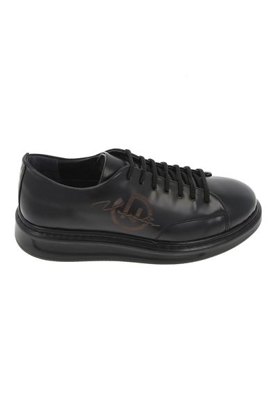 TOGO Pantofi Sport, Urban Sneakers Nev 376 Negru, Piele Naturala
