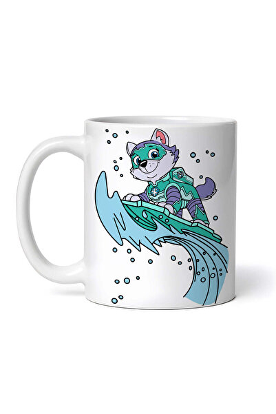 OEM Cană albă personalizată, Patrula Cățelușilor Everest, INOVATIX®. 330ml