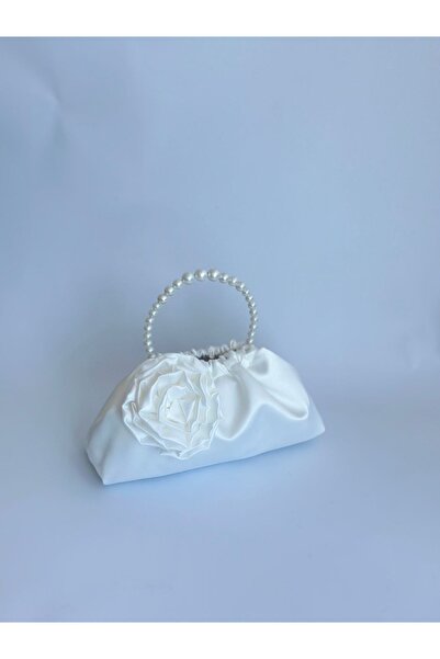 posst bag Güllü İncili Portföy Abiye El Çantası