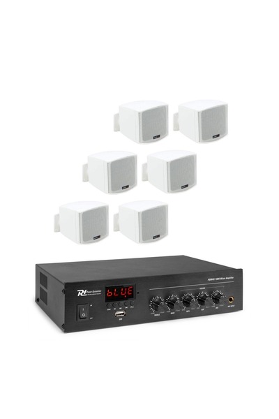 Audiosat Sistem audio 6 boxe Omni 201 white, bluetooth, USB, FM