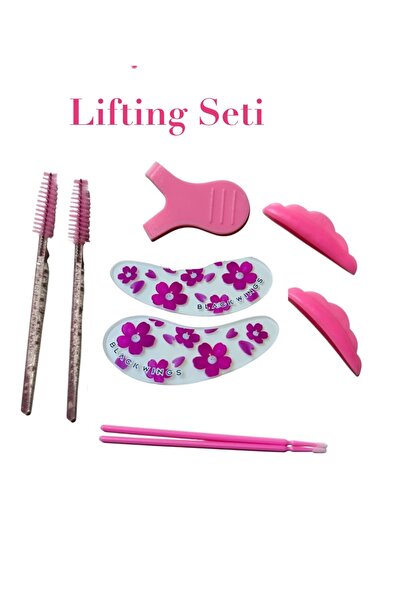 BLACKWING Kirpik Perma Pedi Lifting Seti Firça Gözalti Ped