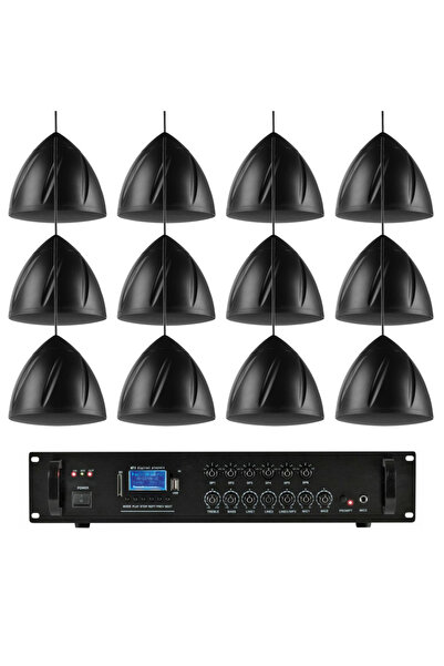 Audiosat Sistem sonorizare cu boxe suspendate PDS40B, 240W, bluetooth, USB, FM