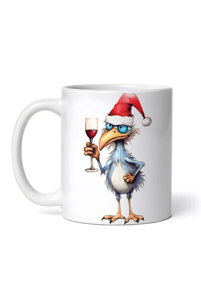 OEM Cană albă personalizată, Baldy Bird, INOVATIX®. 330ml