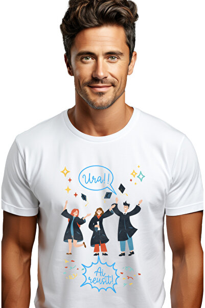 StoryGift Romania Ανδρικό T-shirt Ουράλια!!! Τα έφτασες, Αποφοίτηση Σχολείου ...