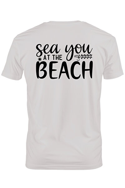 StoryGift Romania Tricou Barbati Cu Mesajul In Engleza "sea You At The Beach"...