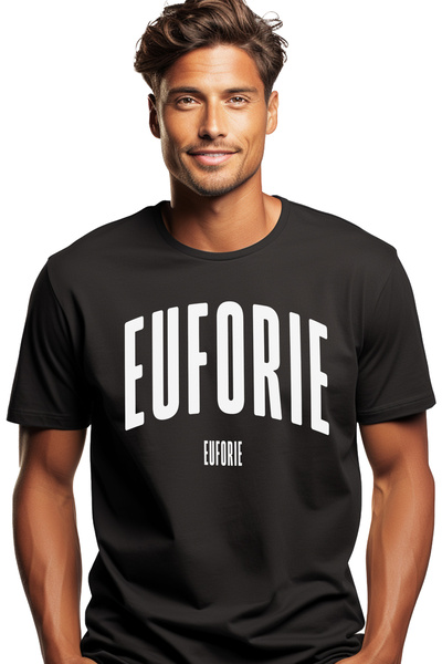StoryGift Romania Tricou Barbati Cuvantul Euforie, Motivational, Self Help, I...