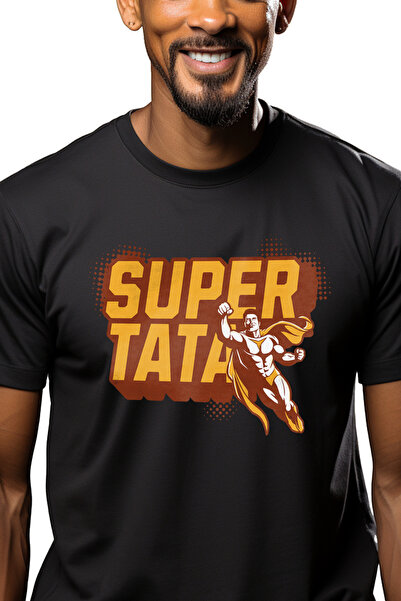 StoryGift Romania Tricou Barbati Super Tata Erou Familie Relatie Tata Copil C...