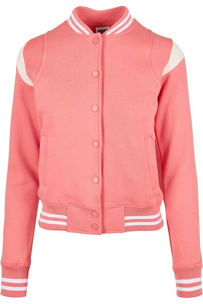 Urban Classics Damen Ladies Inset College Sweat Jacket