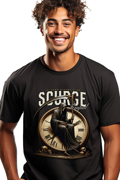 StoryGift Romania Tricou Barbati Moartea Pe Ceas Asteptand Sa Ti Se Scurga Ti...