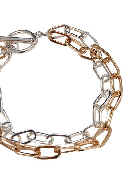 Urban Classics Unisex Bicolor Layering Bracelet