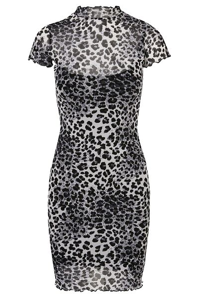 Urban Classics Damen Ladies Mesh Double Layer Dress