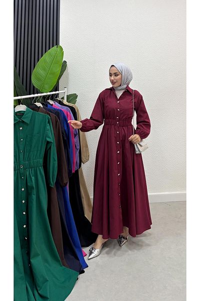 BRN IŞIK TESETTÜR Ραπαλίν Φόρεμα Hijab