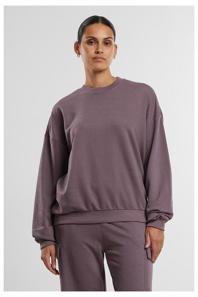 Urban Classics Damen Ladies Oversized Light Terry Crewneck