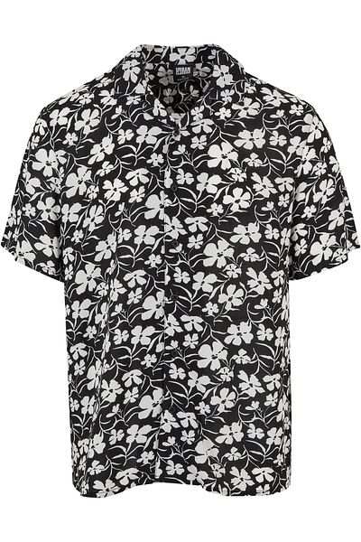Urban Classics Herren Viscose Aop Resort Shirt