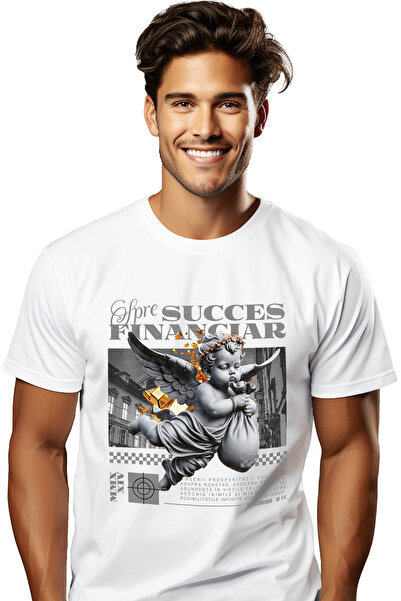 StoryGift Romania Tricou Barbati Inger Bogat - Spre Succes Financiar Cu Impri...