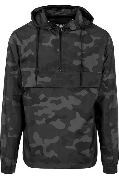 Urban Classics Herren Camo Pull Over Windbreaker