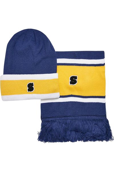 Urban Classics Unisex College Team Package Beanie And Scarf