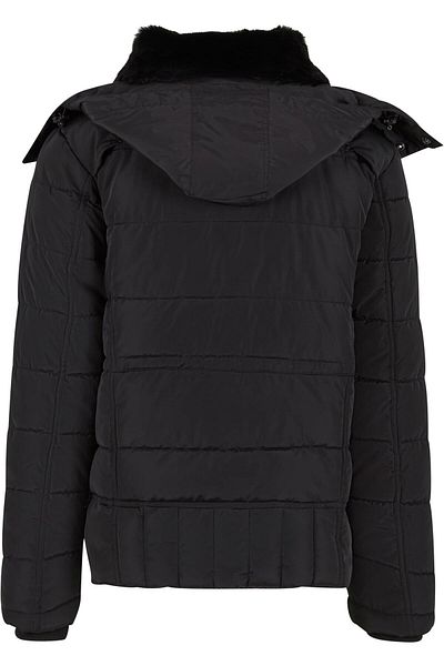 Urban Classics Pufferjacke mit abnehmbarem Pelzkragen