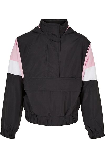 Urban Classics Damen Girls Light 3-tone Pull Over Jacket