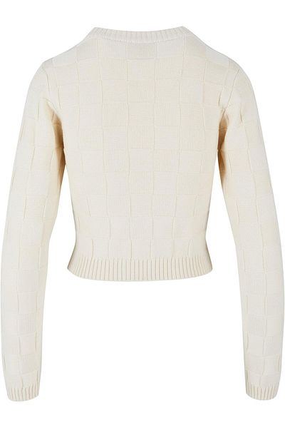 Urban Classics Damen Ladies Check Knit Sweater