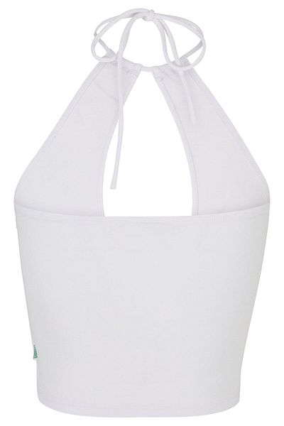 Urban Classics Damen Ladies Short Wraped Neckholder Top