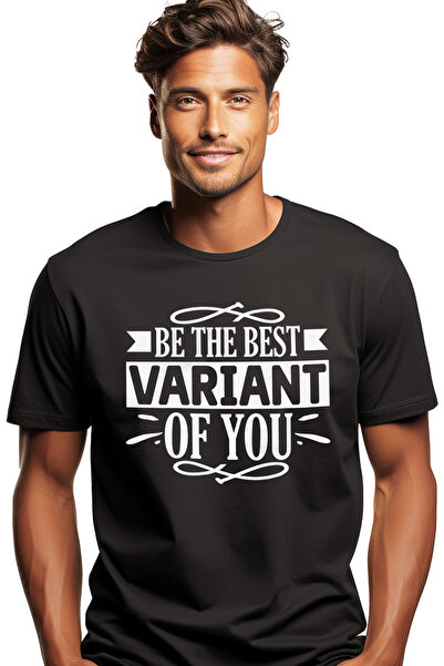 StoryGift Romania Tricou Barbati Cu Mesajul In Engleza "be The Best Variant O...