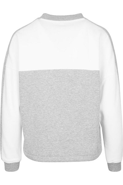 Urban Classics Damen Ladies Oversize 2-tone Stripe Crew