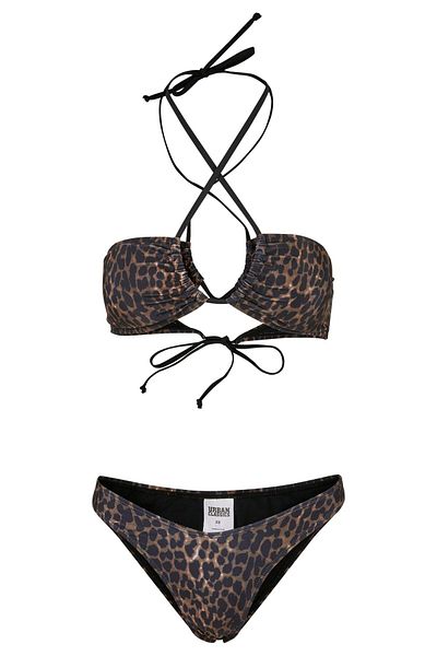 Urban Classics Damen Ladies Aop Hot V Bikini