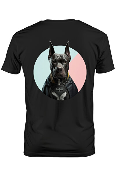 StoryGift Romania Tricou Barbati Cu Portret Caine Supererou, Caine In Custom ...