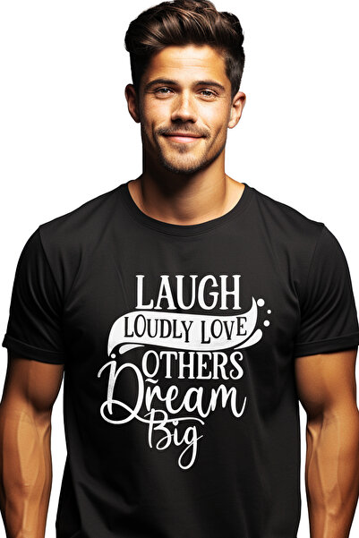 StoryGift Romania Tricou Barbati Cu Mesajul "razi Zgomotos, Iubeste-i Pe Ceil...