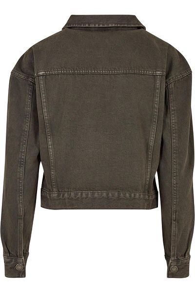 Urban Classics Damen Ladies Oversized Colored Denim Jacket
