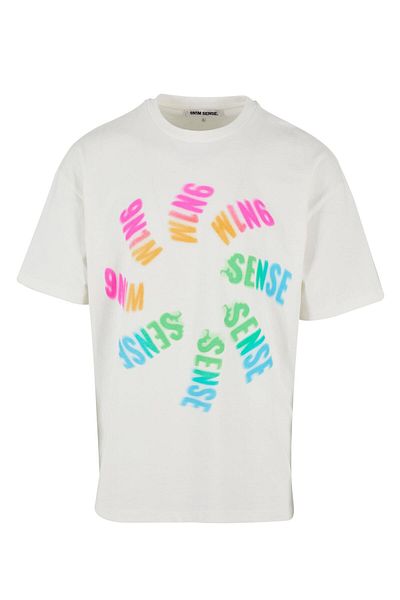 9N1M SENSE Herren Rainbow Logo T-shirt
