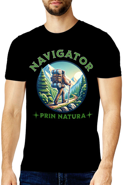 StoryGift Romania Tricou Barbati Navigator Prin Natura Aventura Barbat Campin...