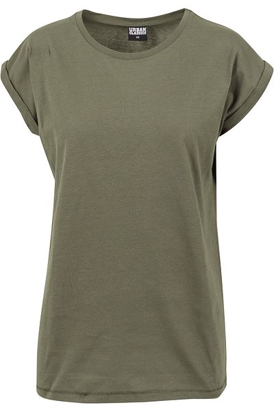 Urban Classics Damen Ladies Extended Shoulder Tee