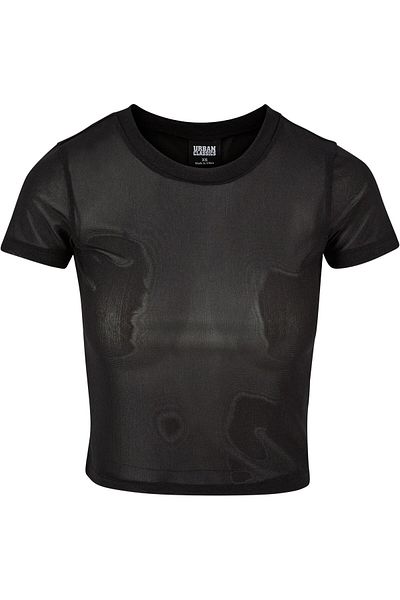 Urban Classics Damen Ladies Short Mesh Tee