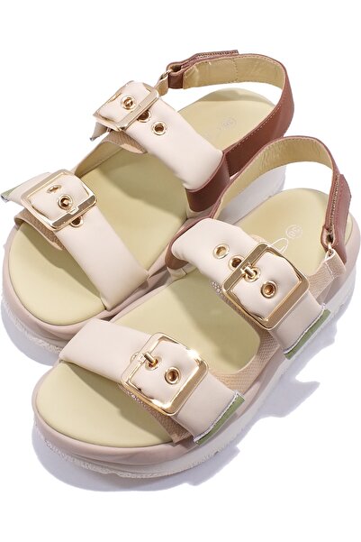 Guja 25Y498 Tokalı deri Sandalet ( KALIBI 1 NUMARA KÜÇÜKTÜR )