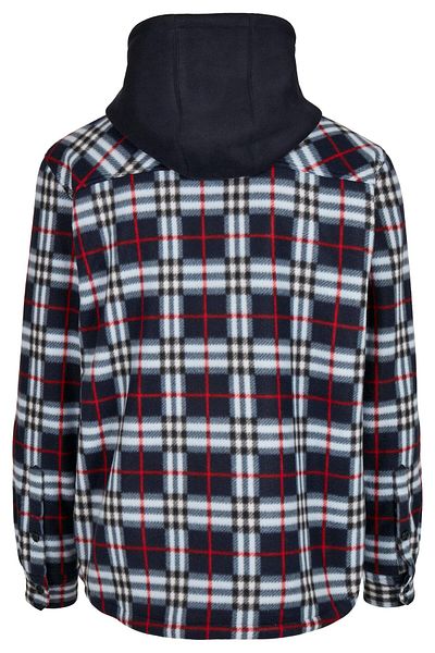 Urban Classics Herren-Overshirt aus Polarfleece mit Kapuze