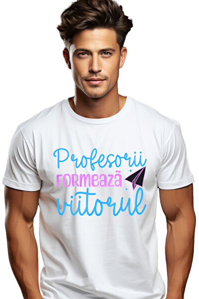 StoryGift Romania Tricou Barbati Profesorii Formeaza Viitorul Educatie Scoala...