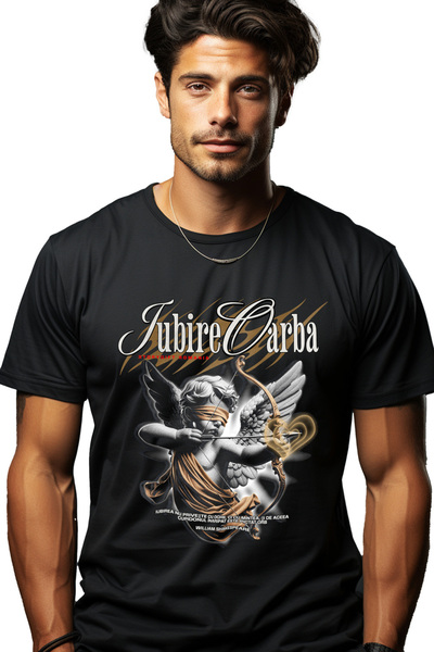 StoryGift Romania Tricou Barbati Inger Cu Aripi Si Sageata Iubire Oarba Cupid...