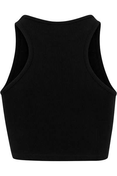 Urban Classics Damen Ladies Cropped Rib Top