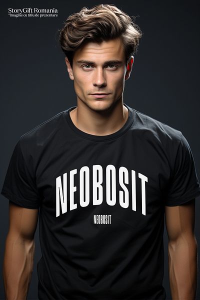 StoryGift Romania Tricou Barbati Cuvantul Neobosit, Motivational, Self Help, Intelegere De Sine, Apreciere, Stg