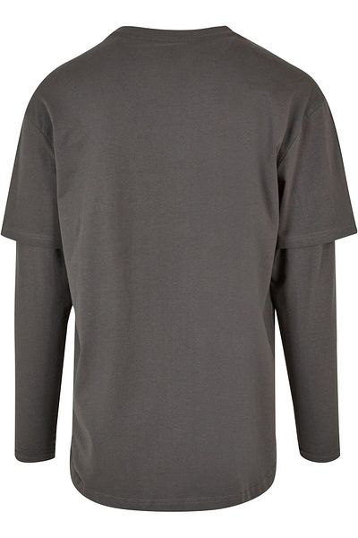 Urban Classics Herren Oversized Shaped Double Layer Ls Tee