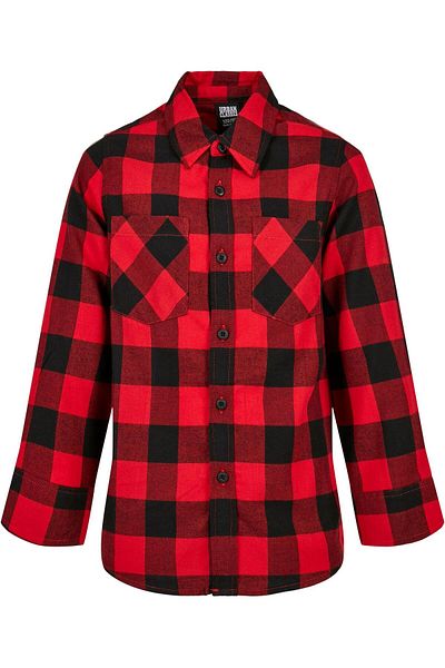 Urban Classics Herren Boys Checked Flanell Shirt