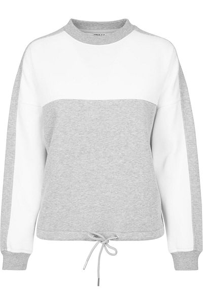 Urban Classics Damen Ladies Oversize 2-tone Stripe Crew