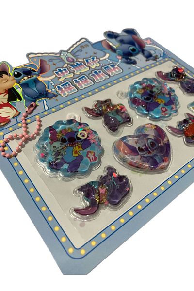 Pembe Pasaj Stitch 3D Juicy Sticker