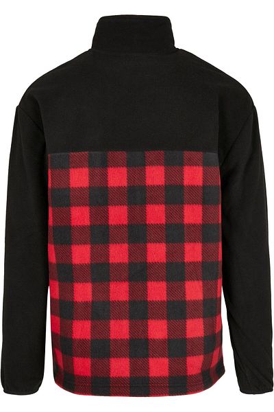 Urban Classics Gemusterte Trainingsjacke aus Polarfleece für Herren