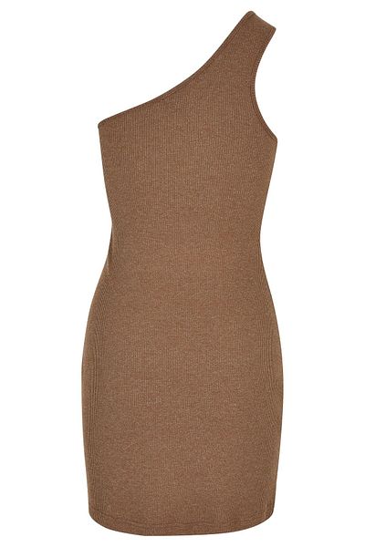 Urban Classics Damen Ladies Rib One Shoulder Dress