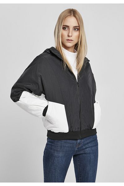 Urban Classics Damen Ladies Padded 2-tone Batwing Jacket