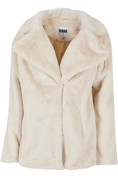 Urban Classics Damen Ladies Lapel Teddy Jacket